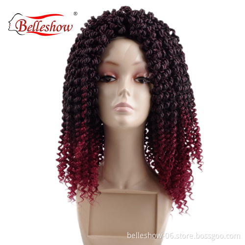14inch 24stands new design crochet braids hair ombre color bomb twist braids freetress passion twist